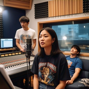 Rekam Lagu Di Studio Musik